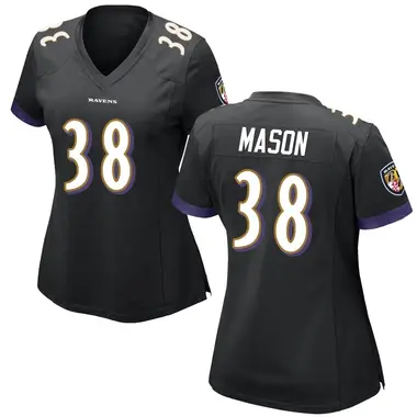 Women's Nike Baltimore Ravens Ben Mason Jersey - Black Game