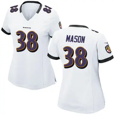 Women's Nike Baltimore Ravens Ben Mason Jersey - White Game