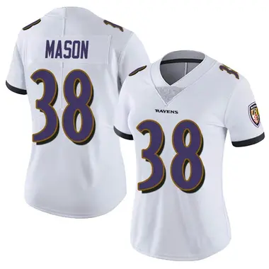 Women's Nike Baltimore Ravens Ben Mason Vapor Untouchable Jersey - White Limited