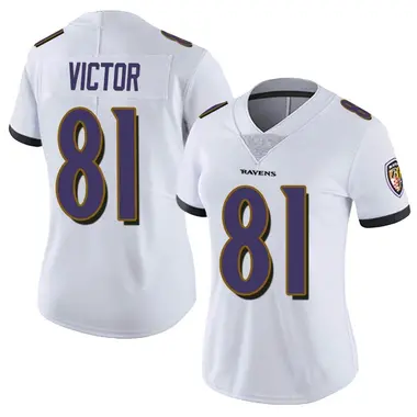 Women's Nike Baltimore Ravens Binjimen Victor Vapor Untouchable Jersey - White Limited