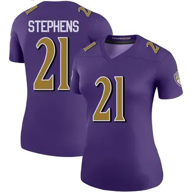 Women's Nike Baltimore Ravens Brandon Stephens Color Rush Jersey - Purple Legend