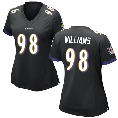 Women's Nike Baltimore Ravens Brandon Williams Jersey - Black Game