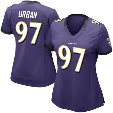 Women's Nike Baltimore Ravens Brent Urban Team Color Vapor Untouchable Jersey - Purple Limited