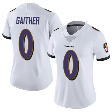 Women's Nike Baltimore Ravens Brian Gaither Vapor Untouchable Jersey - White Limited