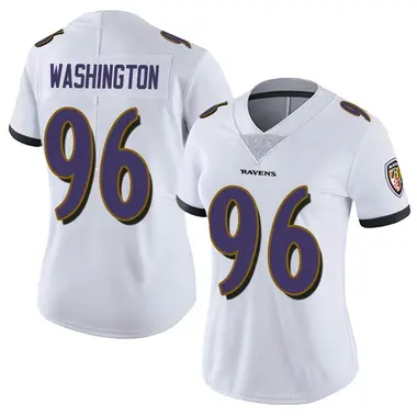 Women's Nike Baltimore Ravens Broderick Washington Vapor Untouchable Jersey - White Limited
