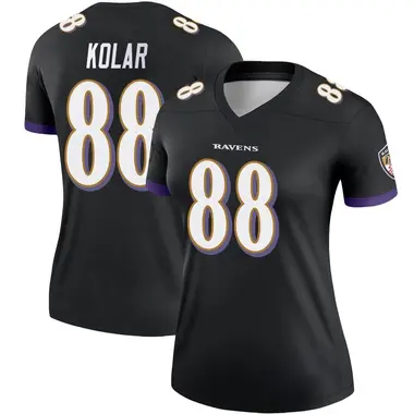 Women's Nike Baltimore Ravens Charlie Kolar Jersey - Black Legend