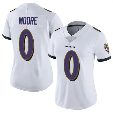 Women's Nike Baltimore Ravens Chris Moore Vapor Untouchable Jersey - White Limited