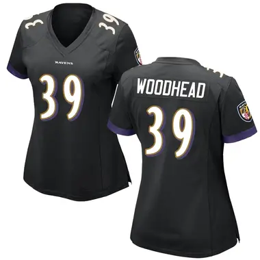 Women's Nike Baltimore Ravens Danny Woodhead Jersey - Black Game