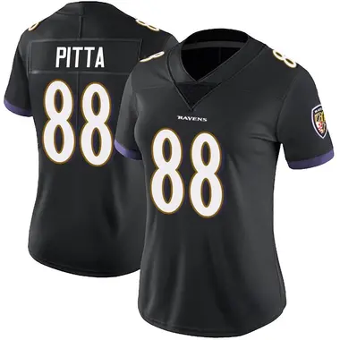 Women's Nike Baltimore Ravens Dennis Pitta Alternate Vapor Untouchable Jersey - Black Limited