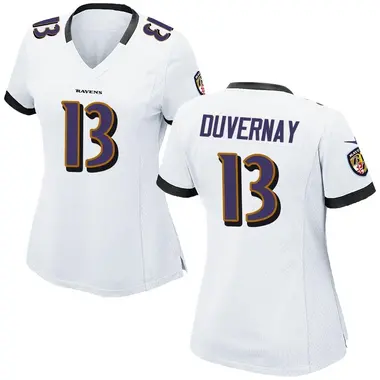 Women's Nike Baltimore Ravens Devin Duvernay Jersey - White Game