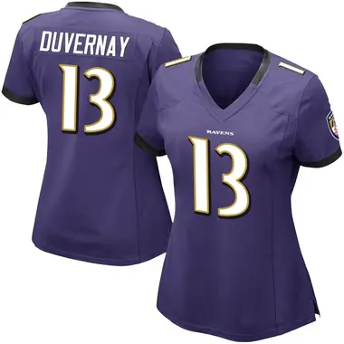 Women's Nike Baltimore Ravens Devin Duvernay Team Color Vapor Untouchable Jersey - Purple Limited