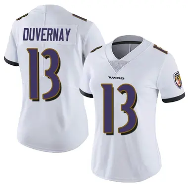 Women's Nike Baltimore Ravens Devin Duvernay Vapor Untouchable Jersey - White Limited