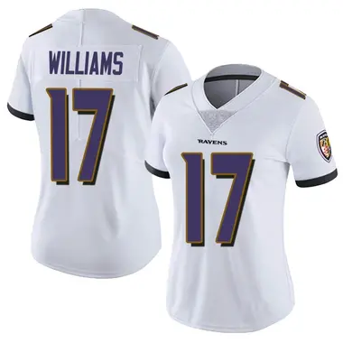 Women's Nike Baltimore Ravens Devon Williams Vapor Untouchable Jersey - White Limited