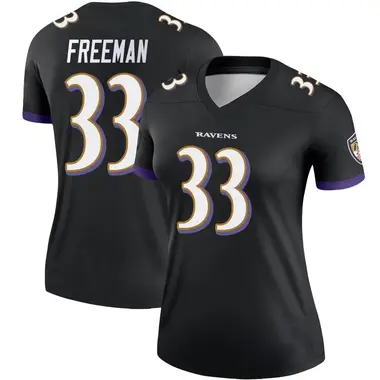 Women's Nike Baltimore Ravens Devonta Freeman Jersey - Black Legend