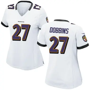 Women's Nike Baltimore Ravens J.K. Dobbins Jersey - White Game