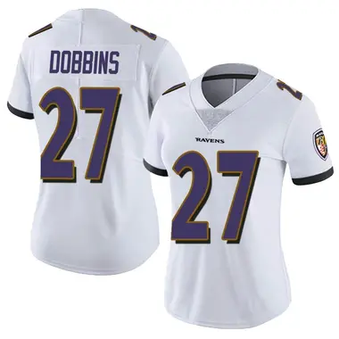 Women's Nike Baltimore Ravens J.K. Dobbins Vapor Untouchable Jersey - White Limited