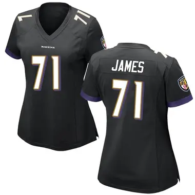 Women's Nike Baltimore Ravens Ja'Wuan James Jersey - Black Game