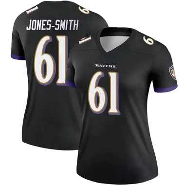 Women's Nike Baltimore Ravens Jaryd Jones-Smith Jersey - Black Legend