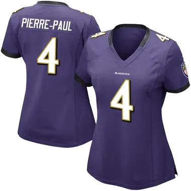 Women's Nike Baltimore Ravens Jason Pierre-Paul Team Color Vapor Untouchable Jersey - Purple Limited