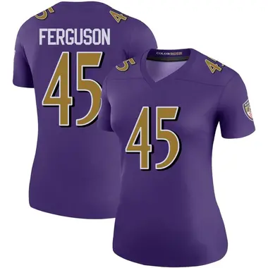 Women's Nike Baltimore Ravens Jaylon Ferguson Color Rush Jersey - Purple Legend