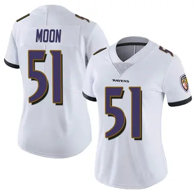Women's Nike Baltimore Ravens Jeremiah Moon Vapor Untouchable Jersey - White Limited