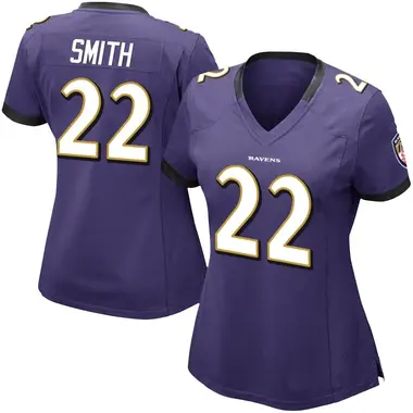 Women's Nike Baltimore Ravens Jimmy Smith Team Color Vapor Untouchable Jersey - Purple Limited