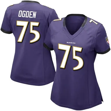 Women's Nike Baltimore Ravens Jonathan Ogden Team Color Vapor Untouchable Jersey - Purple Limited