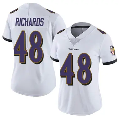 Women's Nike Baltimore Ravens Jordan Richards Vapor Untouchable Jersey - White Limited