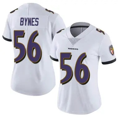 Women's Nike Baltimore Ravens Josh Bynes Vapor Untouchable Jersey - White Limited