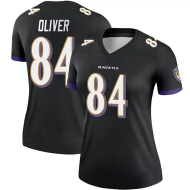 Women's Nike Baltimore Ravens Josh Oliver Jersey - Black Legend