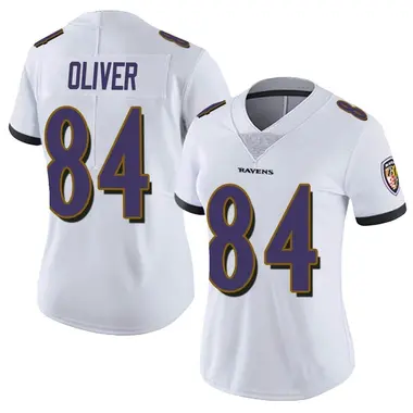 Women's Nike Baltimore Ravens Josh Oliver Vapor Untouchable Jersey - White Limited