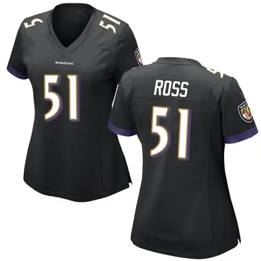 Women's Nike Baltimore Ravens Josh Ross Jersey - Black Game