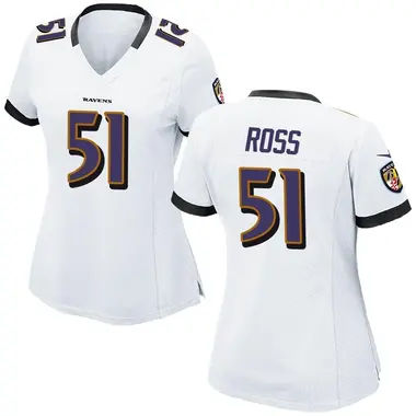 Women's Nike Baltimore Ravens Josh Ross Jersey - White Game