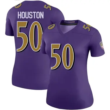 Women's Nike Baltimore Ravens Justin Houston Color Rush Jersey - Purple Legend