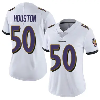 Women's Nike Baltimore Ravens Justin Houston Vapor Untouchable Jersey - White Limited