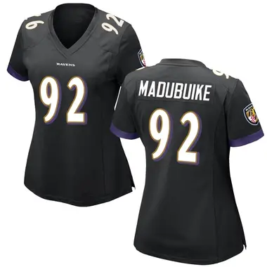 Women's Nike Baltimore Ravens Justin Madubuike Jersey - Black Game