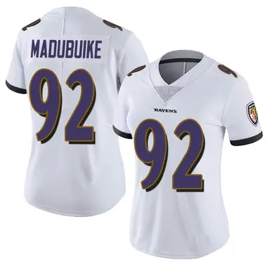 Women's Nike Baltimore Ravens Justin Madubuike Vapor Untouchable Jersey - White Limited