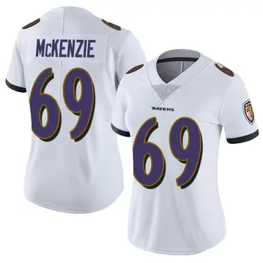 Women's Nike Baltimore Ravens Kahlil McKenzie Vapor Untouchable Jersey - White Limited