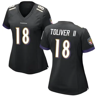 Women's Nike Baltimore Ravens Kevin Toliver II Jersey - Black Game