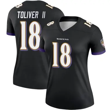 Women's Nike Baltimore Ravens Kevin Toliver II Jersey - Black Legend