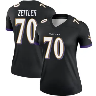 Women's Nike Baltimore Ravens Kevin Zeitler Jersey - Black Legend