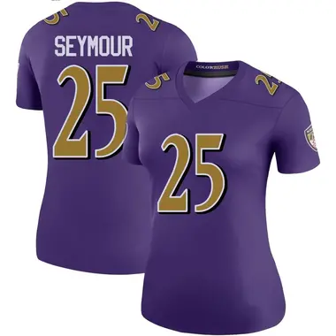 Women's Nike Baltimore Ravens Kevon Seymour Color Rush Jersey - Purple Legend