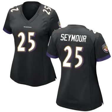 Women's Nike Baltimore Ravens Kevon Seymour Jersey - Black Game