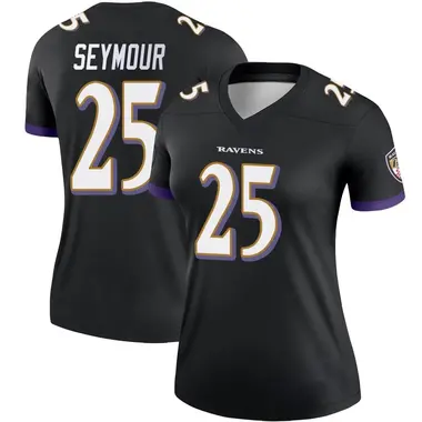 Women's Nike Baltimore Ravens Kevon Seymour Jersey - Black Legend