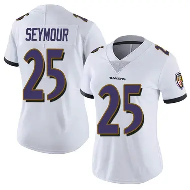 Women's Nike Baltimore Ravens Kevon Seymour Vapor Untouchable Jersey - White Limited