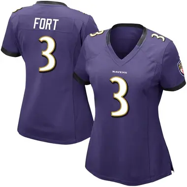 Women's Nike Baltimore Ravens L.J. Fort Team Color Vapor Untouchable Jersey - Purple Limited