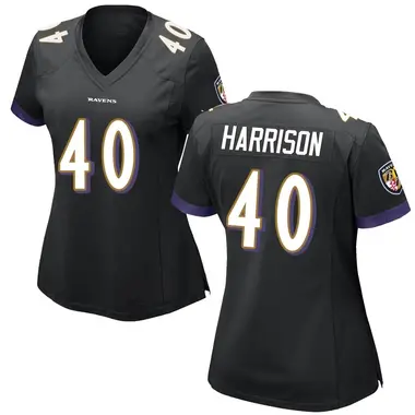 Women's Nike Baltimore Ravens Malik Harrison Jersey - Black Game