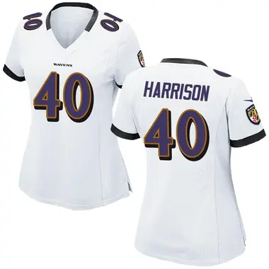 Women's Nike Baltimore Ravens Malik Harrison Jersey - White Game