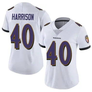 Women's Nike Baltimore Ravens Malik Harrison Vapor Untouchable Jersey - White Limited