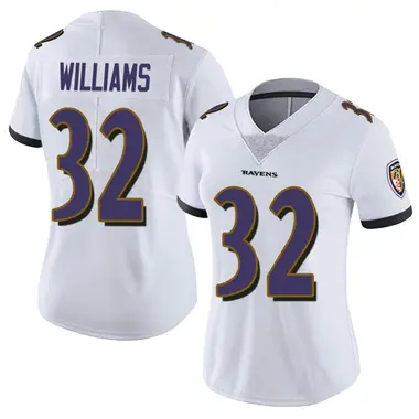 Women's Nike Baltimore Ravens Marcus Williams Vapor Untouchable Jersey - White Limited